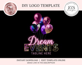 Ballons Logo Party Decor Logo Events Logo Party liefert Logo diy Logo Events Decor Logo