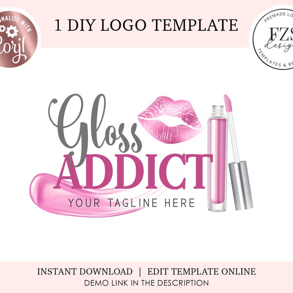 Lip Gloss Logos Etsy