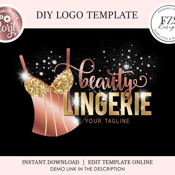 Boutique logo fashion logo lingerie logo online shop logo business logo diy logo design instagram shop logo