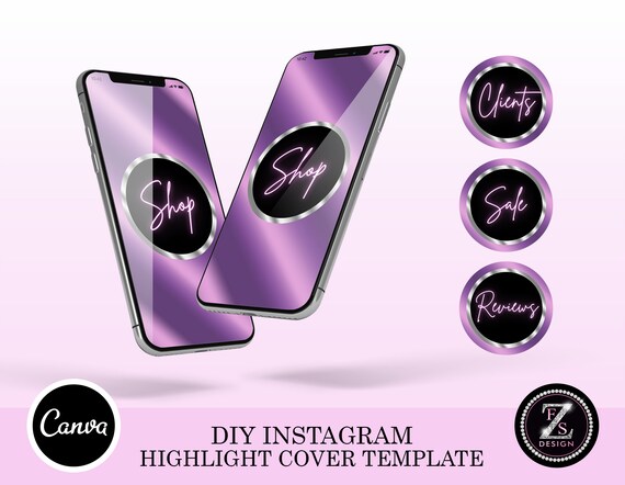 DIY Instagram Highlight Cover Template Beauty Instagram - Etsy