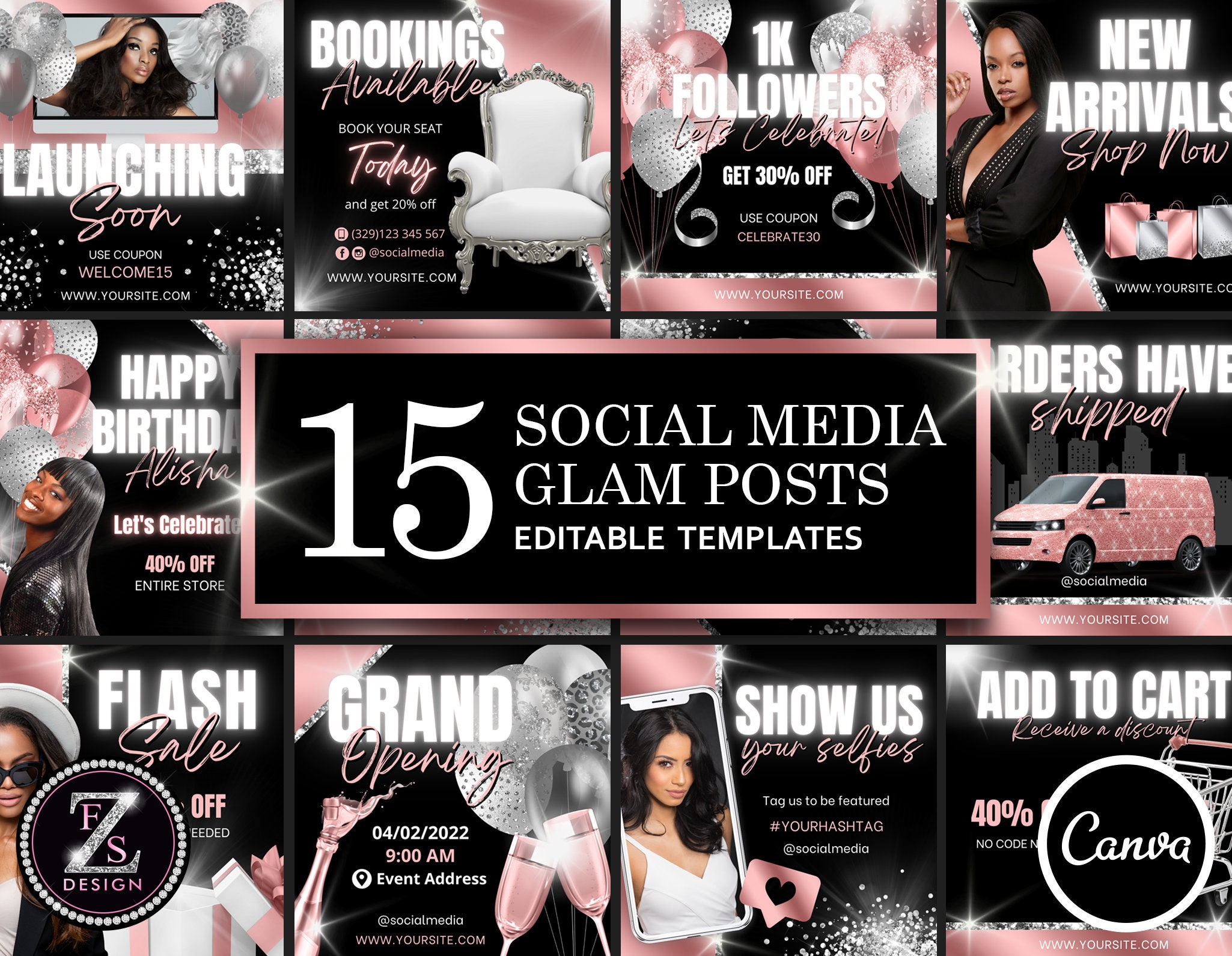 Templates Hair Flyer Template Beauty 