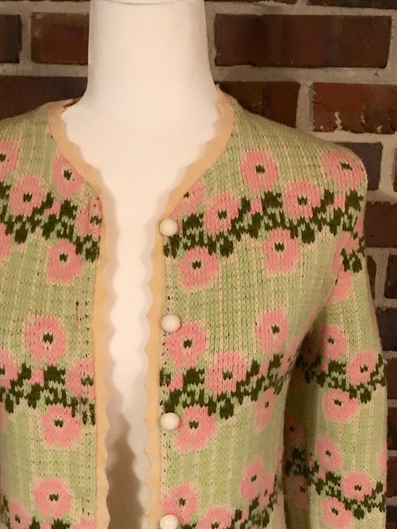 Catalina Jacquard 1960’s Cardigan