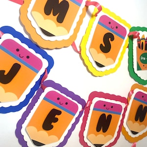 Back To School Pencil Banner | Teacher Classroom Decor