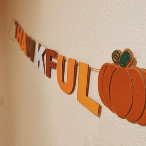 Thankful For You Banner | Friendsgiving Banner | Thanksgiving Banner | Mantel Banner | Friendsgiving Decor