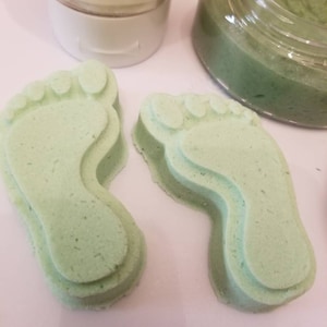 Pedi Bombs, Baño de pies para pedicura, Bombas de baño para tus pies, Baño de pies con menta, Baño de pies con mentol imagen 1