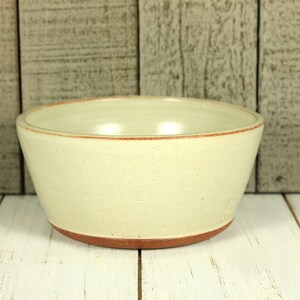 Warm White Stoneware Bowl