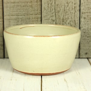 Warm White Stoneware Bowl