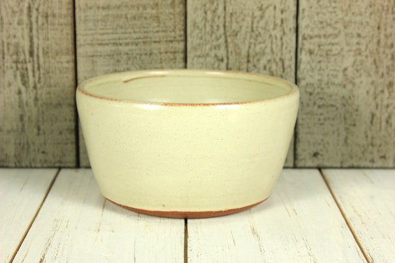 Warm White Stoneware Bowl