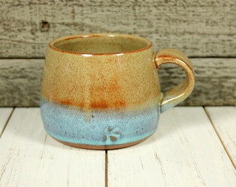 Orange and Blue Mug