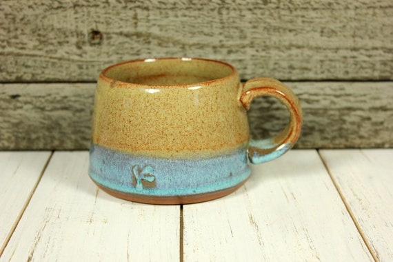 Orange and Blue Mug