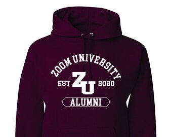 Funny Zoom University Quarantine Unisex Hoodie