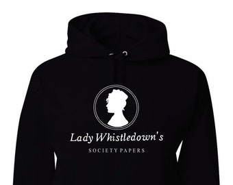 Lady Whistledown&#39;s Society Papers | Tv-Show-Shirt | Bridgerton&#39;s Unisex Kapuzenpullover