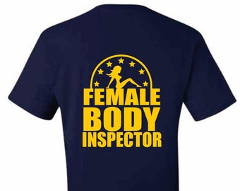 Drôle du FBI | Inspecteur du corps féminin Cobra Kai | T-shirt unisexe