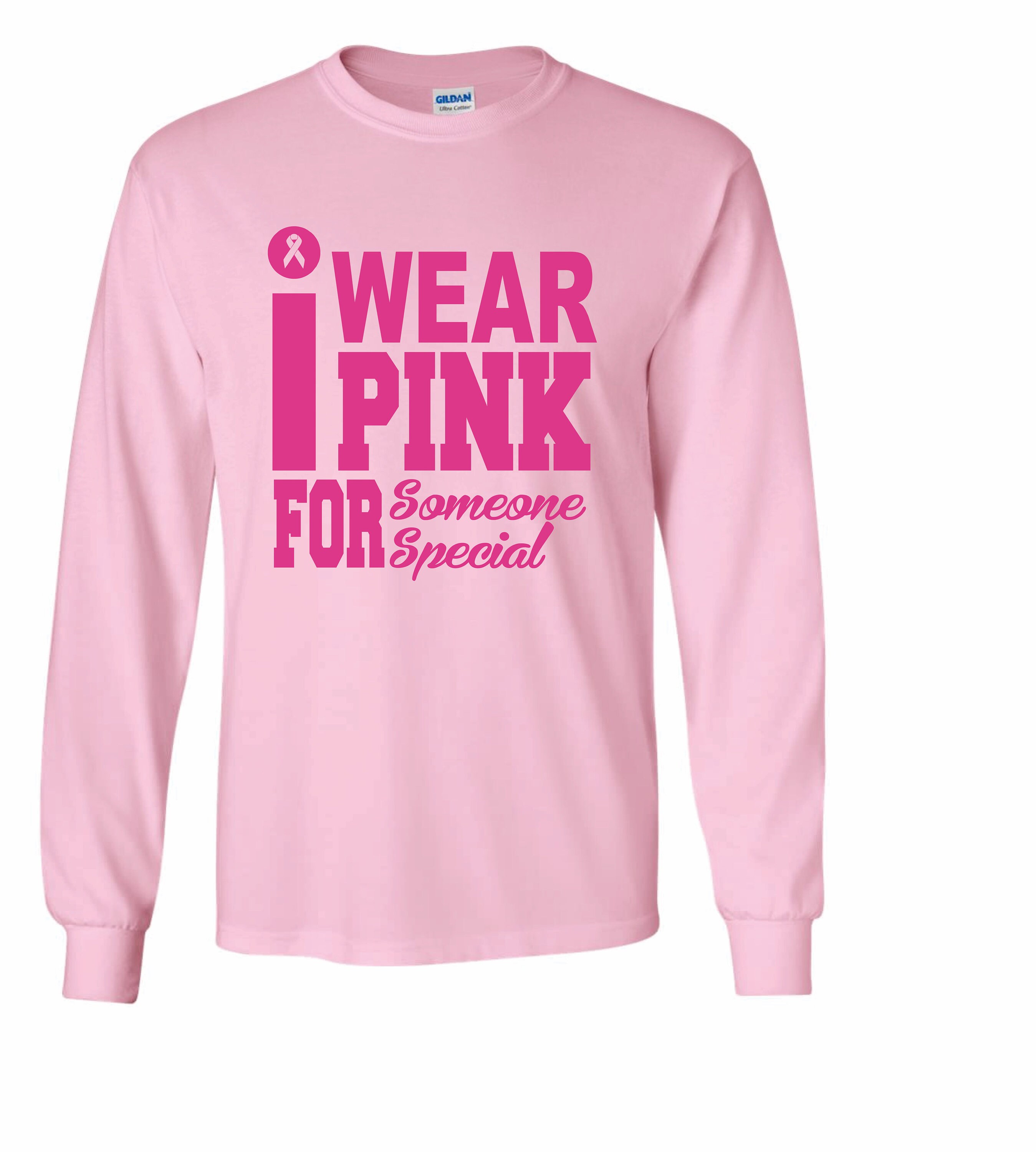 I Wear Pink for Someone Special Breast Cancer Awareness Pink