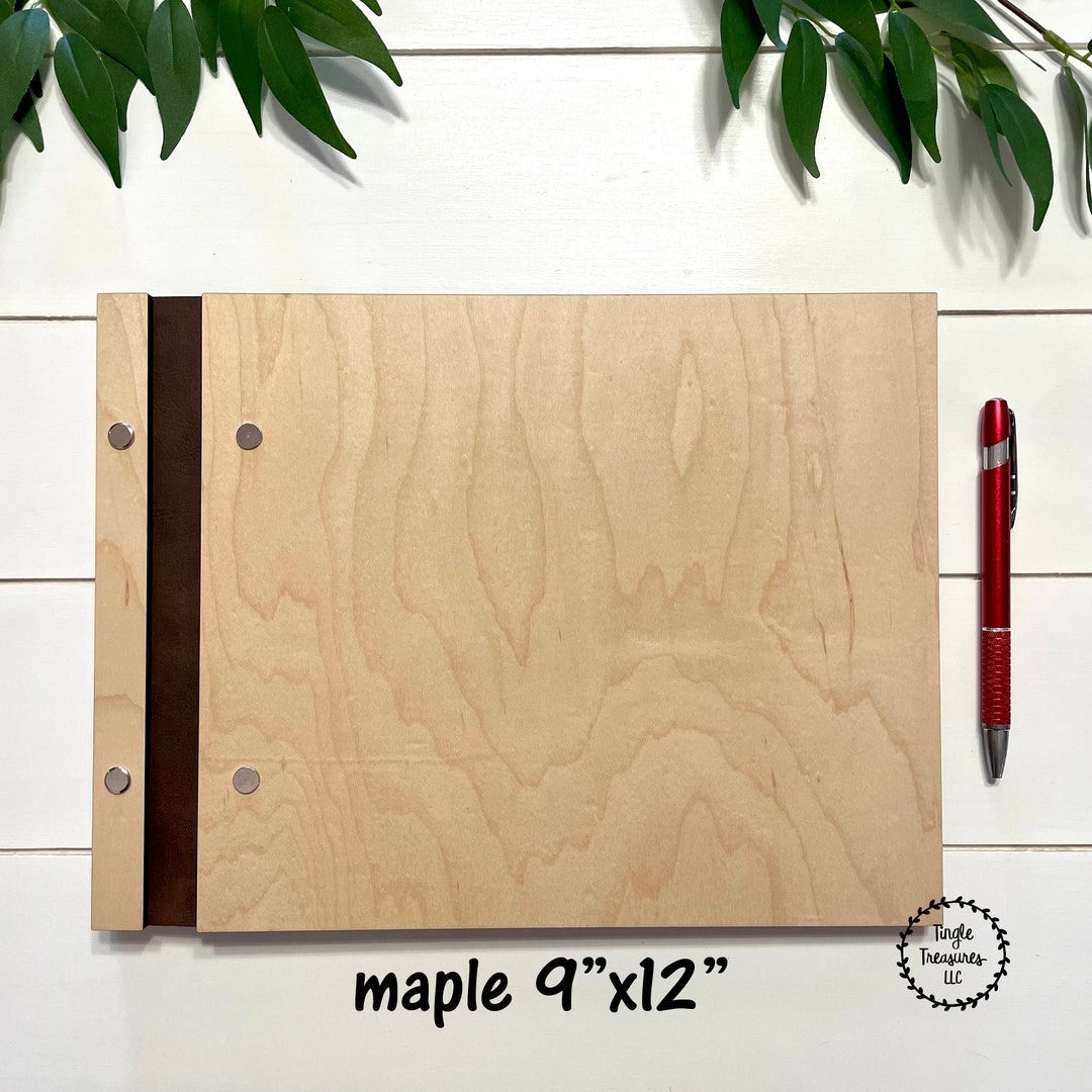 Blank Wooden Guest Book, Wedding Book Blank, Wood Book - Etsy