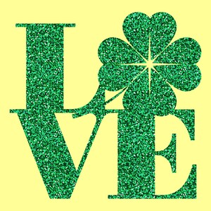 Philly Love - Shamrock Style, St Patricks Day, Saint Patrick's design, Shamrock Love, St. Patrick's Day Love, Shamrock, Sublimation design