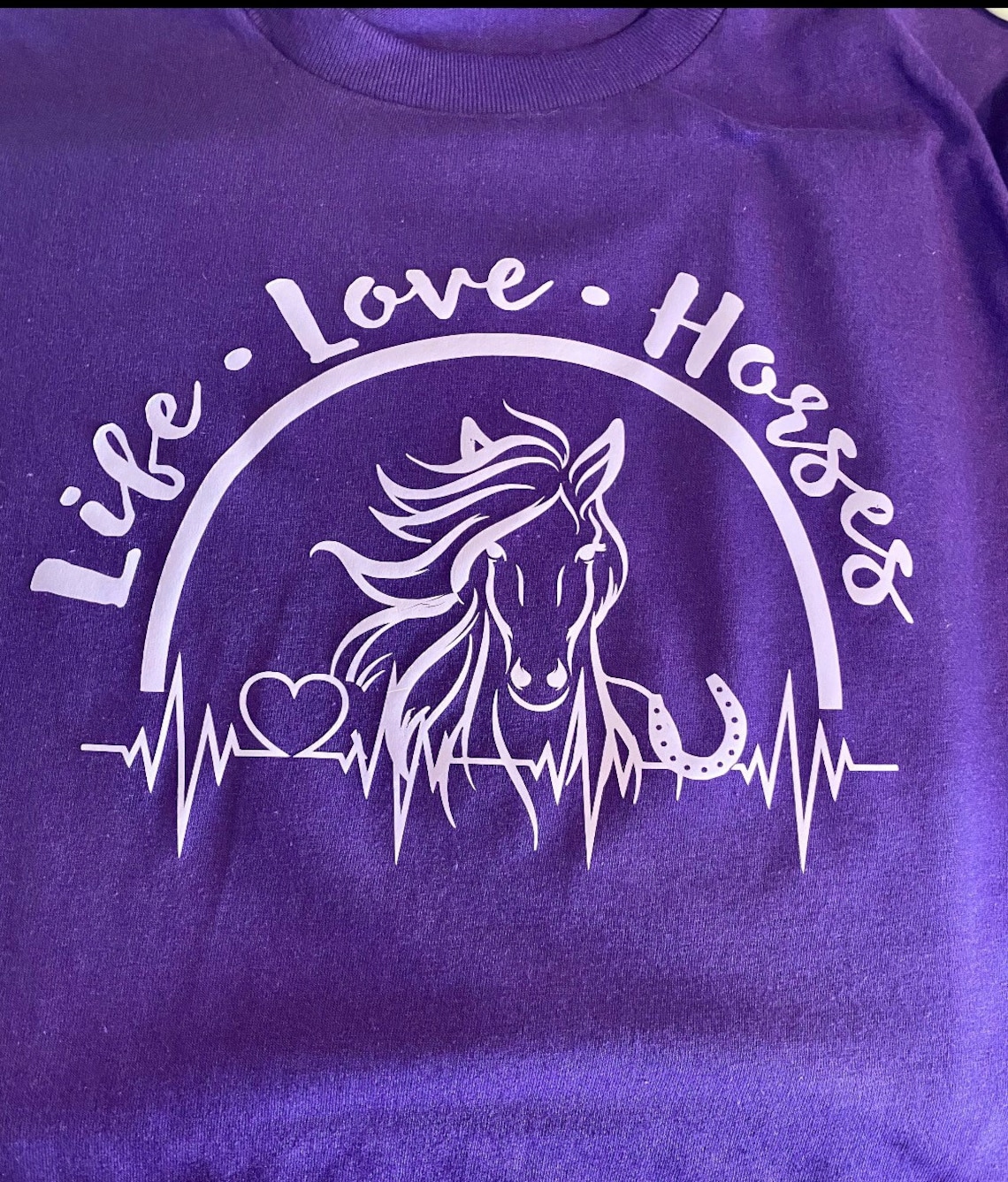 Life Love Horses Horse SVG Life Love Horses Love of Etsy