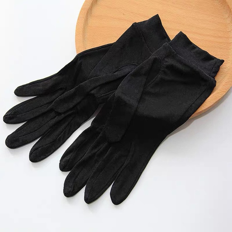 100 Silk Gloves One Pair Washable Fashion Silk Gloves for Etsy UK