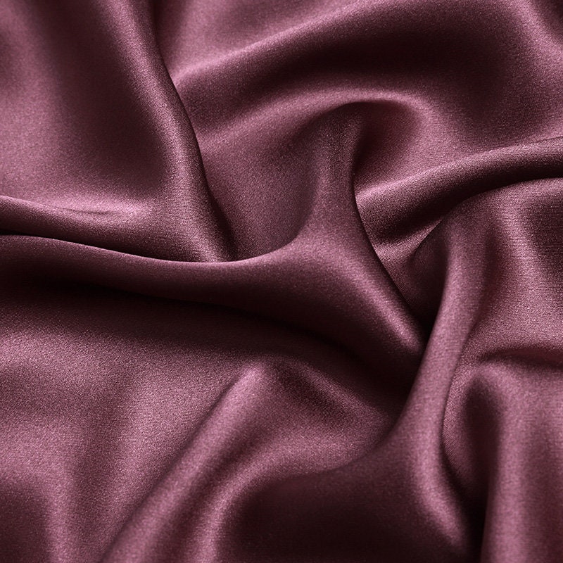 Purple Silk fabric100 silk charmeuse 16mm 19mm for bride Etsy