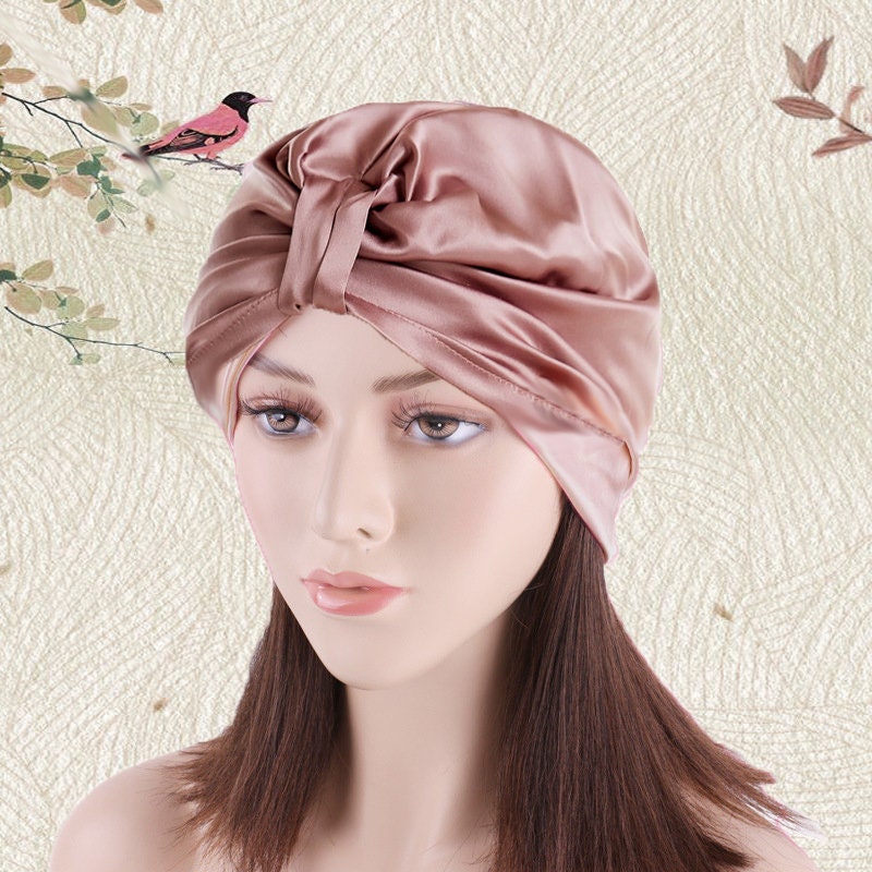 Rubber red silk silk head wrap sleep silk Etsy