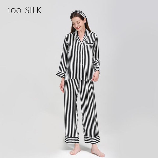 Silk Pajamas - Etsy