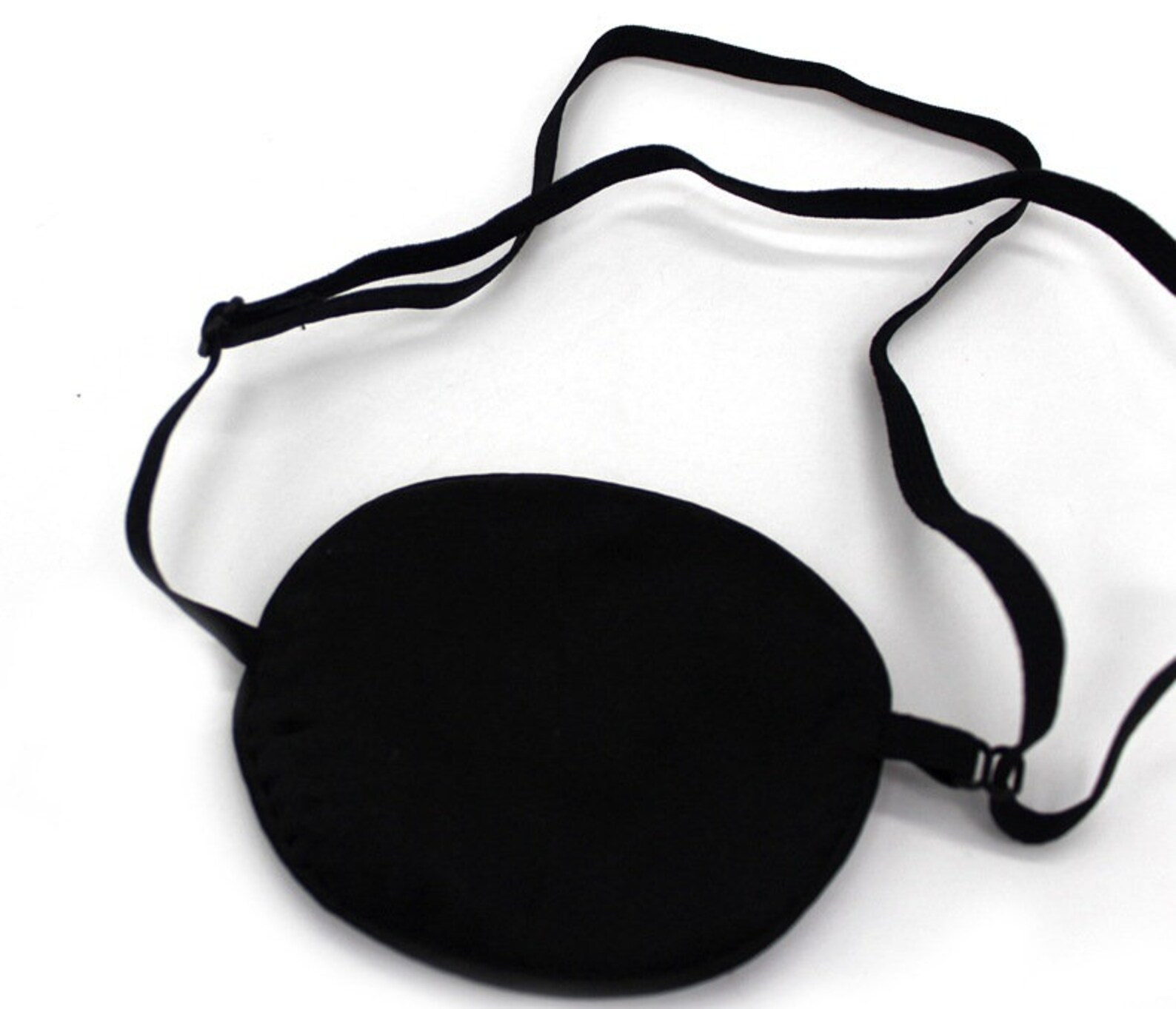 Black eye patches adjustable double side silk fabric vision Etsy