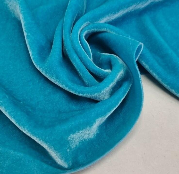 High Quality Pure Silk Velvet Fabrics Silk Velvet Fabric for Etsy