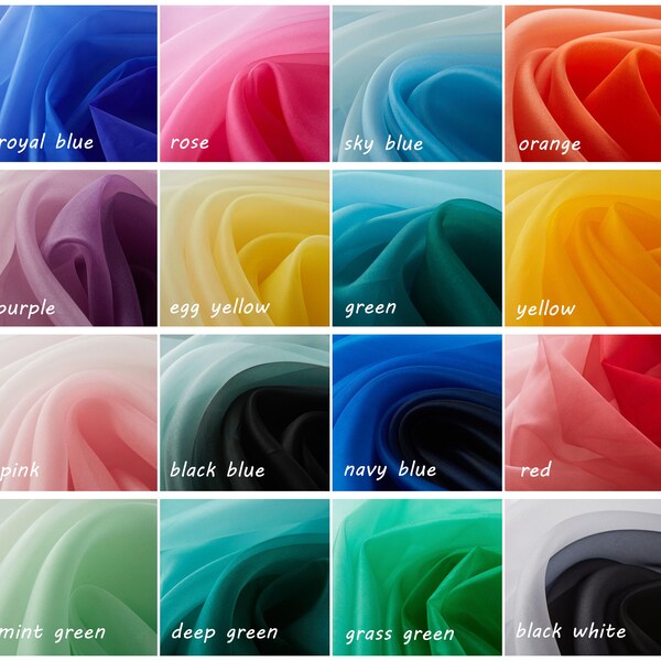 Silk Organza Fabric Etsy