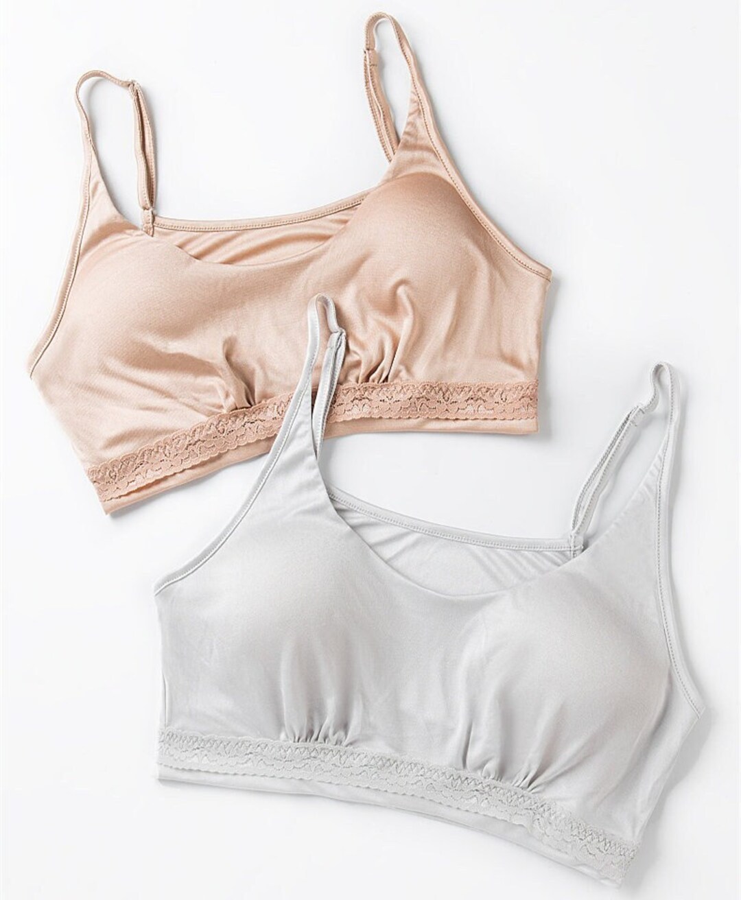 Women 100 Knitted Silk Bra Wide Straps Silk Jersey Bras Etsy