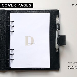 Printable Planner Dashboards, CEO Set, Planner divider, Minimal planner inserts, Sectioning, Pocket, Personal, Half Letter, Mini Hp, A6