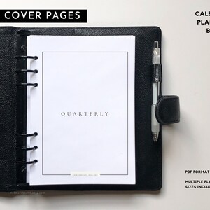 Printable Planner Dashboards, CEO Set, Planner divider, Minimal planner inserts, Sectioning, Pocket, Personal, Half Letter, Mini Hp, A6