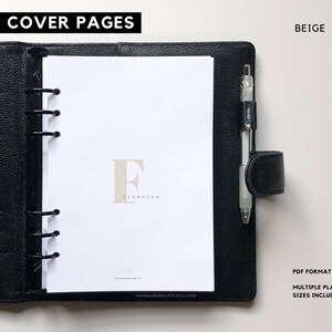 Printable Planner Dashboards, CEO Set, Planner divider, Minimal planner inserts, Sectioning, Pocket, Personal, Half Letter, Mini Hp, A6