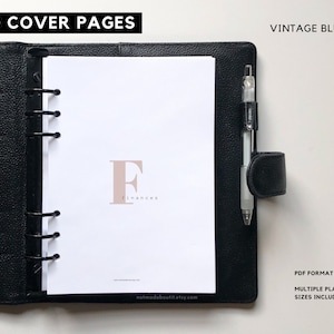 Printable Planner Inserts, CEO Set, Planner divider, Minimal planner inserts, Sectioning, Pocket, Personal, Half Letter, Mini Hp, A6