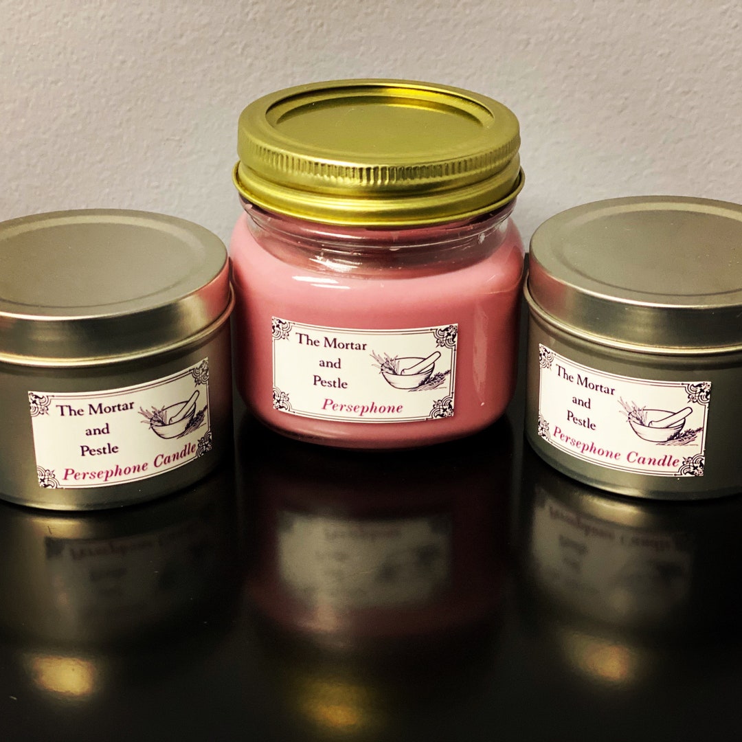 Persephone Jarred Candles Etsy