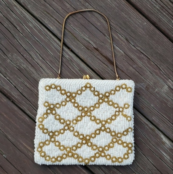 Mister Ernest Vintage Beaded Handbag - image 3