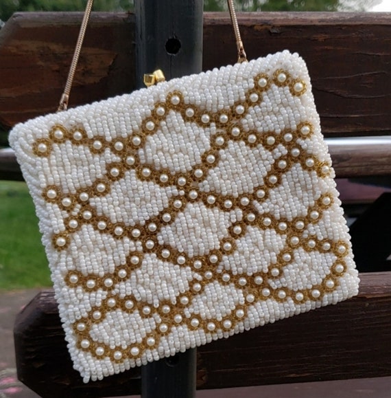 Mister Ernest Vintage Beaded Handbag - image 1