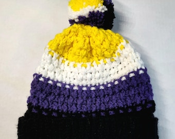 Nonbinary Pride Hat Crochet Pattern