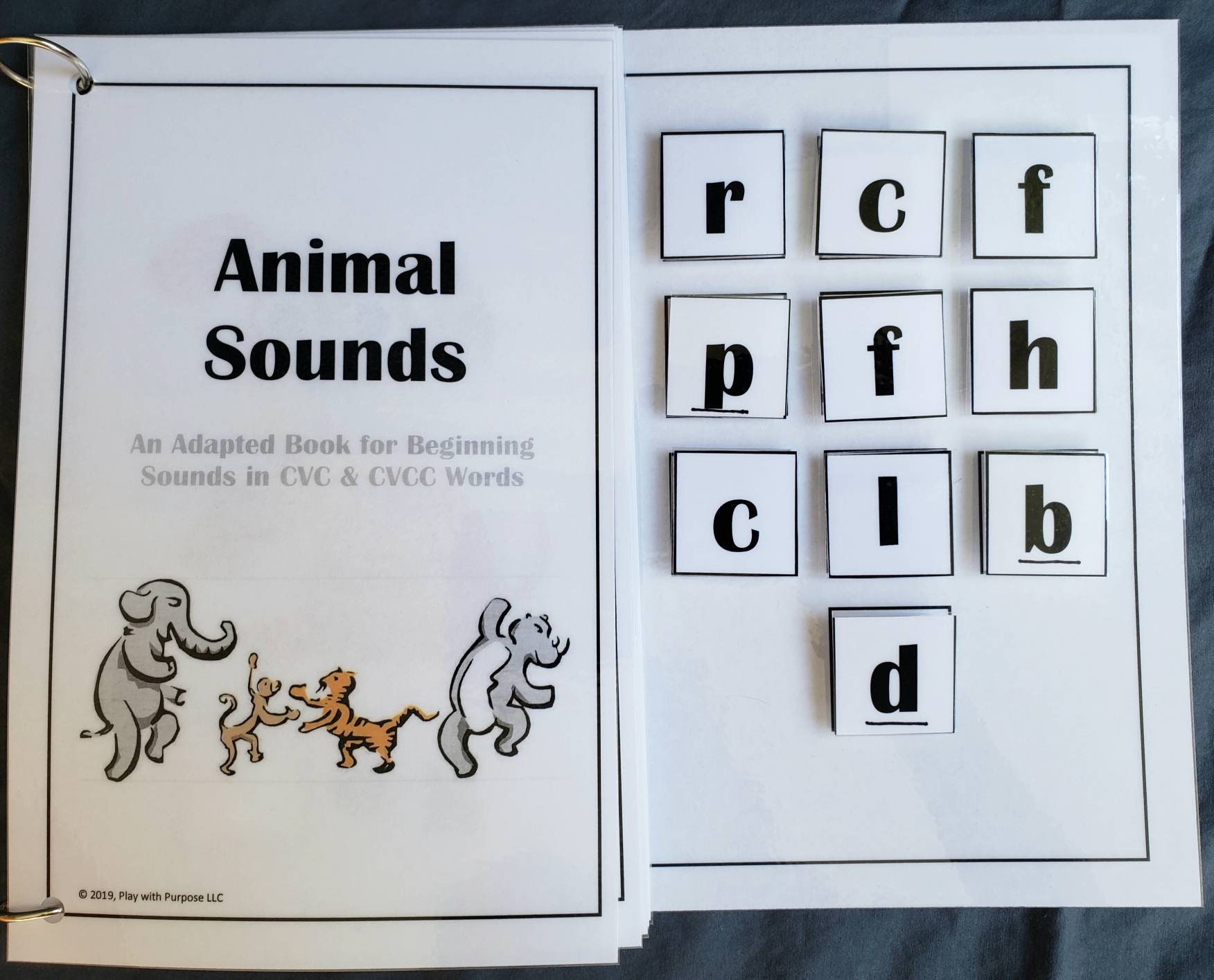 Adapted Book for Beginning Sounds: animal Sounds - Etsy Canada Adapted Book for Beginning Sounds: animal Sounds - Etsy Canada