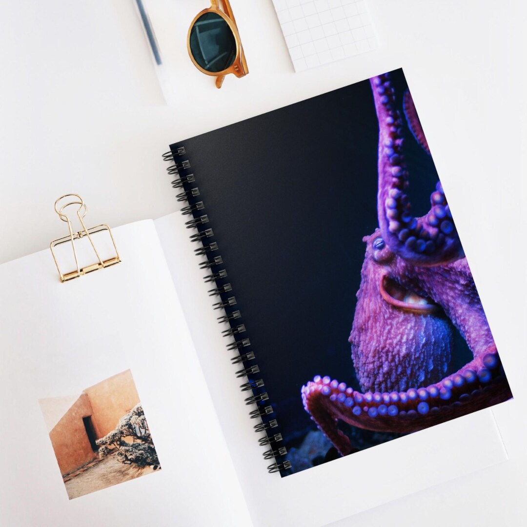 Octopus Notebook - Etsy