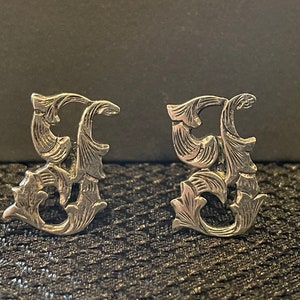 Sterling Silver Monogramed Cuff Links