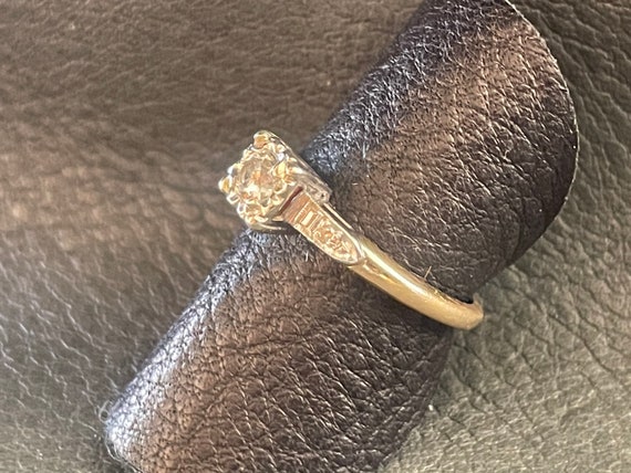 Vintage 14k  Diamond Ring - image 2