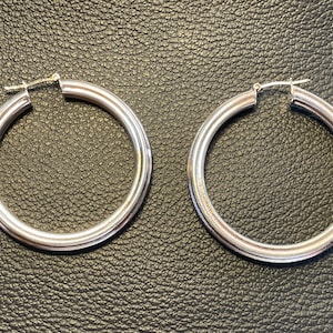 Sterling Silver Hoop Earrings