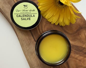 Calendula Salve | Gentle Botanical Balm | All Natural Herbal Salve | Sensitive Skin