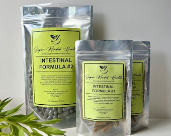 Kit de limpieza intestinal con fórmula completa (superlimpieza de colon) / Hierbas orgánicas