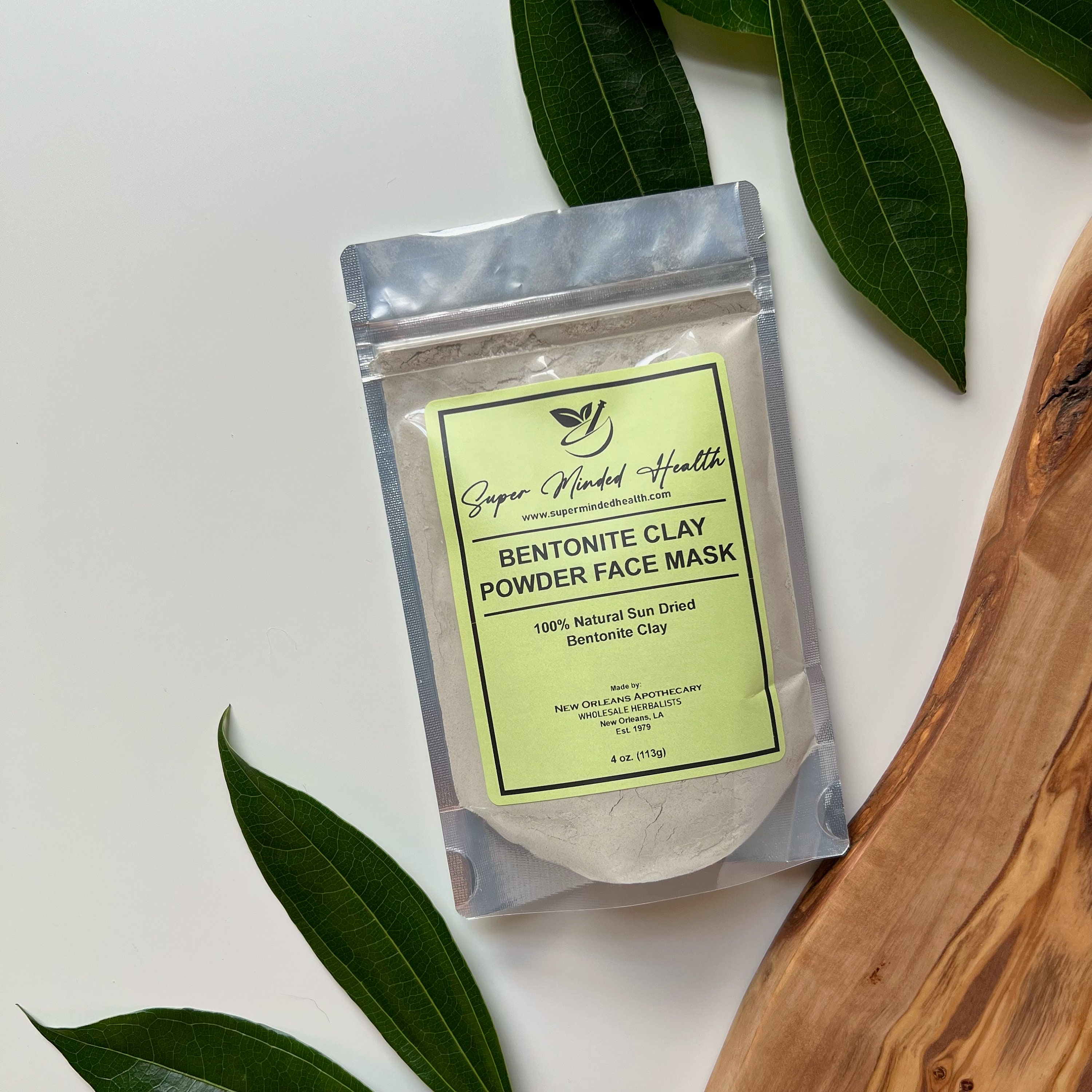 Bentonite Clay Powder Face Mask