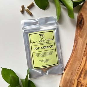 Pop A Deuce Kapseln | Bio | 550 mg | Keine Füllstoffe oder Bindemittel