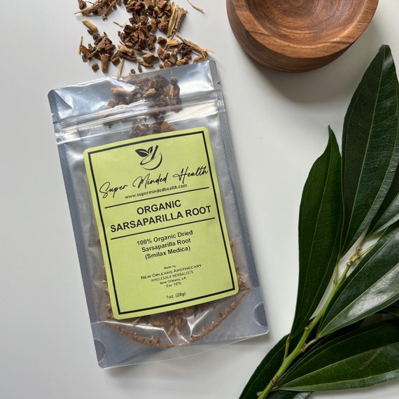Sarsaparilla Root | Cut & Sifted | Organic Smilax Medica | Traditional Tonic Root | Bulk Herb