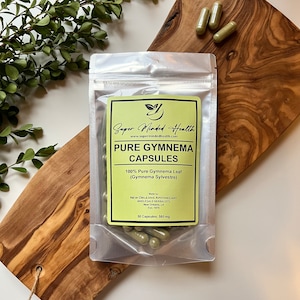 Gymnema Leaf Powder Capsules | Gymnema Sylvestre | 580mg
