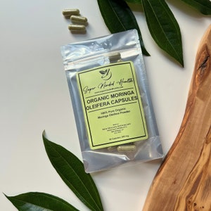 Moringabladcapsules | Biologisch | Moringa Oleifera | Superfood