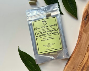 Moringa Leaf Capsules | Organic | Moringa Oleifera | Superfood